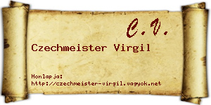 Czechmeister Virgil névjegykártya